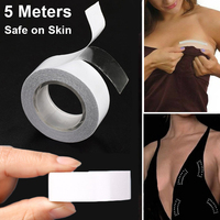 5M Anti-slip Invisible Safe Body Tape Adhesive Dress Cloth Double-sided Tapes Stickers Bra Strip Safe Transparent Lingerie Tapes