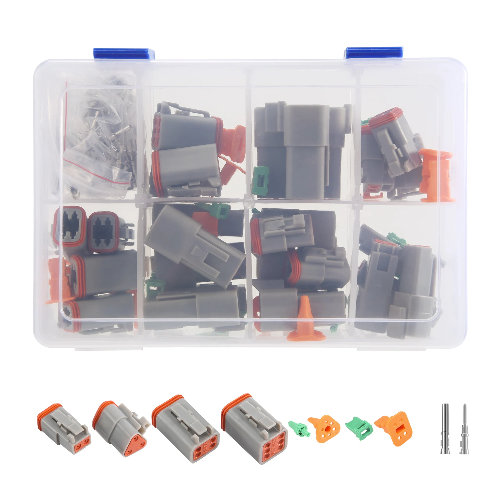 1 BOX for Deutsch DT Series Waterproof Wire Connector Kit DT06-2 3 4 6S DT04-2 3 4 6P Automotive Sealed Plug