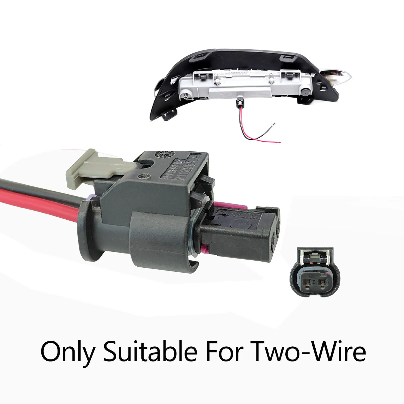 2X 2-Pin Drl Daytim…