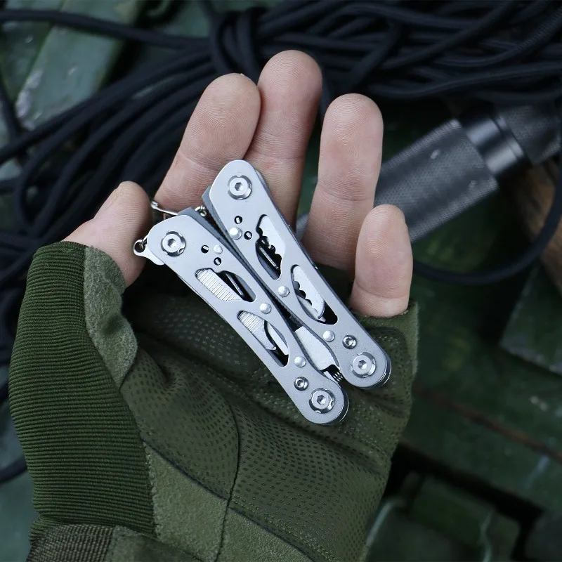 في الهواء الطلق جميع الصلب متعددة الوظائف كماشة صغيرة وظيفة مزيج سكين للفرد كماشة أداة الطوارئ المنزلية كماشة #1