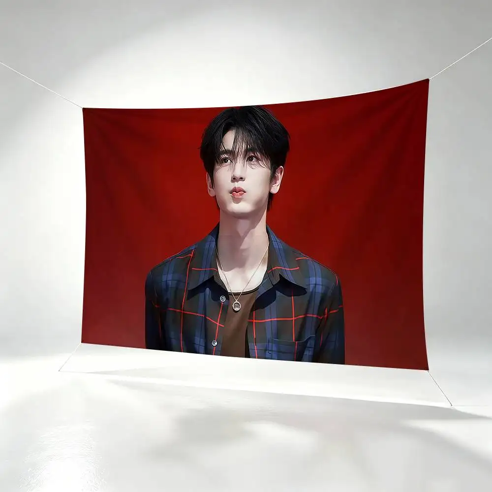 COOL ACTOR Z-Zhang Ling He Flags Wall Hanging Background Art Banner for Bedroom Home Outdoor Decor