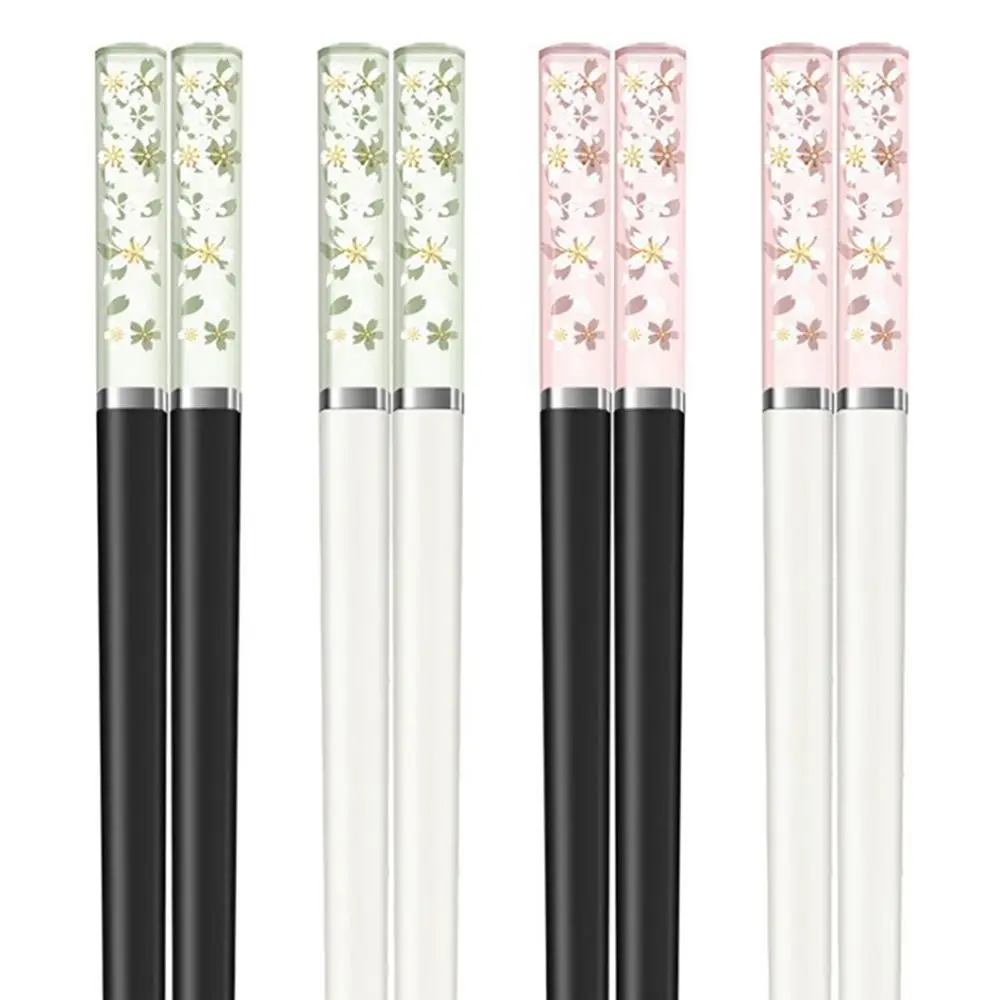1 Pair Anti-mold Hotel Food Sushi Lightweight for Dinning Tableware Kitchen Tool Alloy Chopsticks Chopsticks