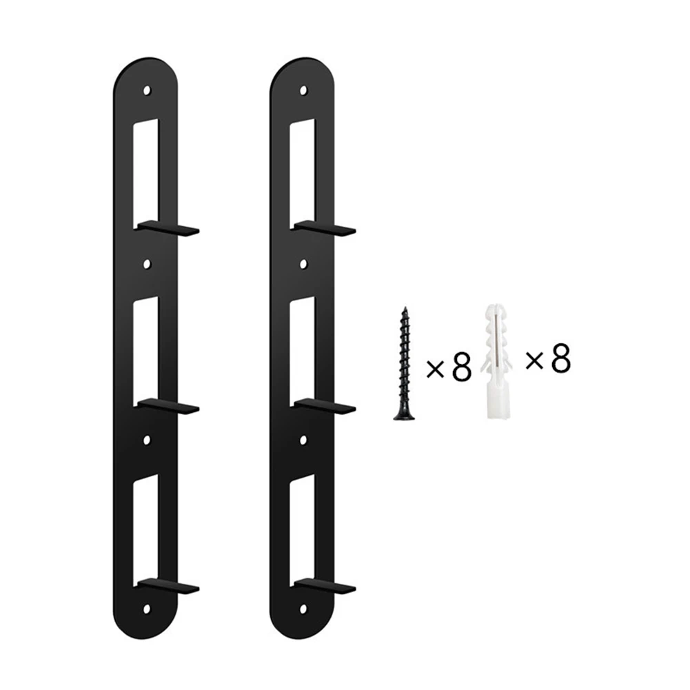 For Workshop Organization Wall-mount Disc Rack Rust-proof Finish Pre-drilled Mounting Holes Hangs Multiple Discs