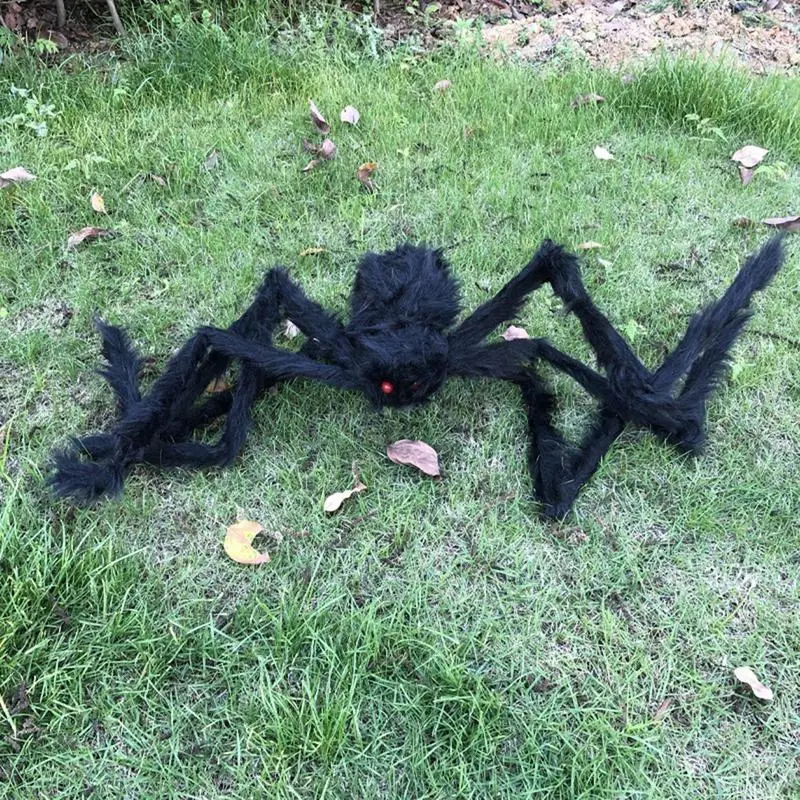 Halloween Spider Decor Party Accessories Liquidation Decorations Outdoor Decoration Scream Goods Props Halloween Web Black Decor