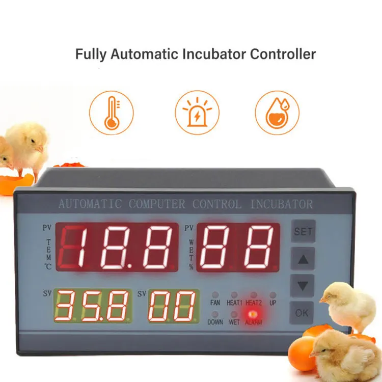 

XM-18 XM18 Digital XM 18 Fully Automatic Egg Incubator Parts Temperature and Humidity Thermostat Controller With Sensor Probe