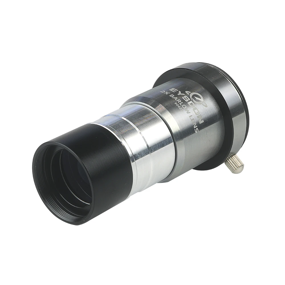 EYSDON 1.25” 2X Achromatic Barlow Lens - Ideal for Professional Astronomical Telescope Parts