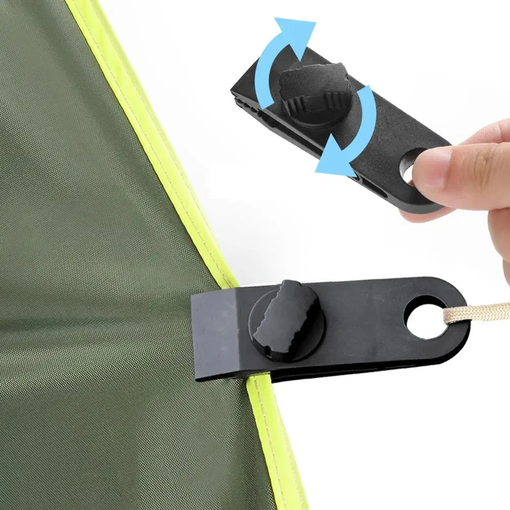 10/20Pcs Outdoo Heavy Duty Tent Clip Tarp Clips Lock Grip Tent Clamps for Tarps Awnings Camping Car Swimming Pool Covers view 4
