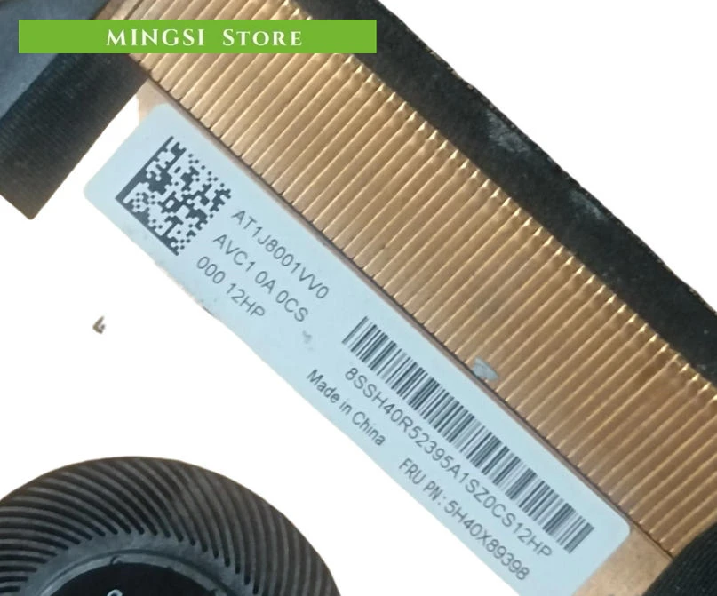 FOR Lenovo ThinkPad X13 Thermal Heatsink Fan 5H40X89398 AT1J8001VV0