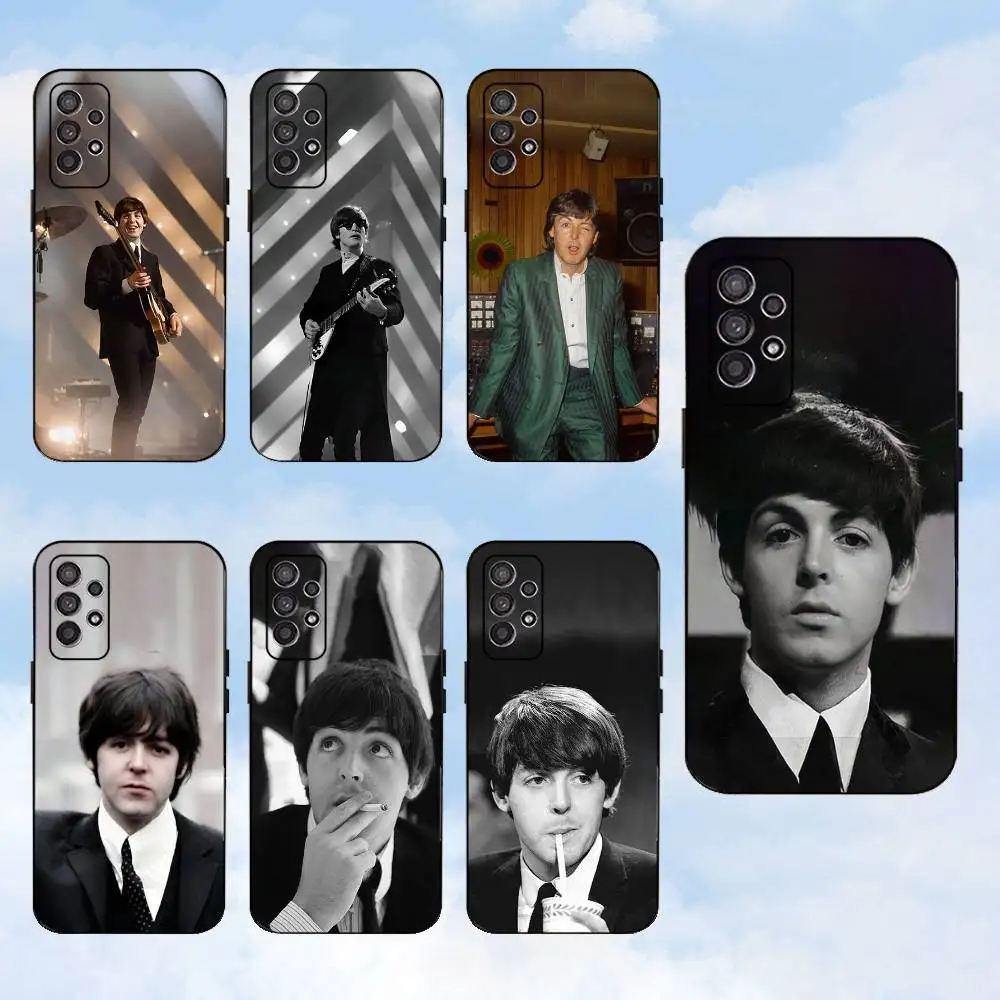 

Singer P-Paul M-McCartney Phone Case For Samsung S25,S24,S23,S22,S21,S20,S10,Ultra,Plus,Lite,FE,Soft Silicone Black Cover