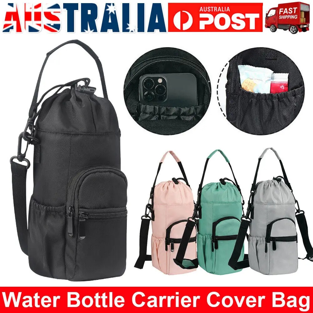 Water Bottle Bag With Handle Compatible With Stanley 32/40 Oz Insulated Mug Cup Holder Portable Water Bottle Bag Protective