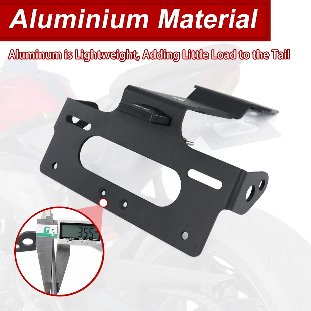 Motorcycle Rear Tail Tidy Fender Eliminator Kit Registration License Plate Holder Bracket Daytona 660 2024-2026 Fit For Triumph