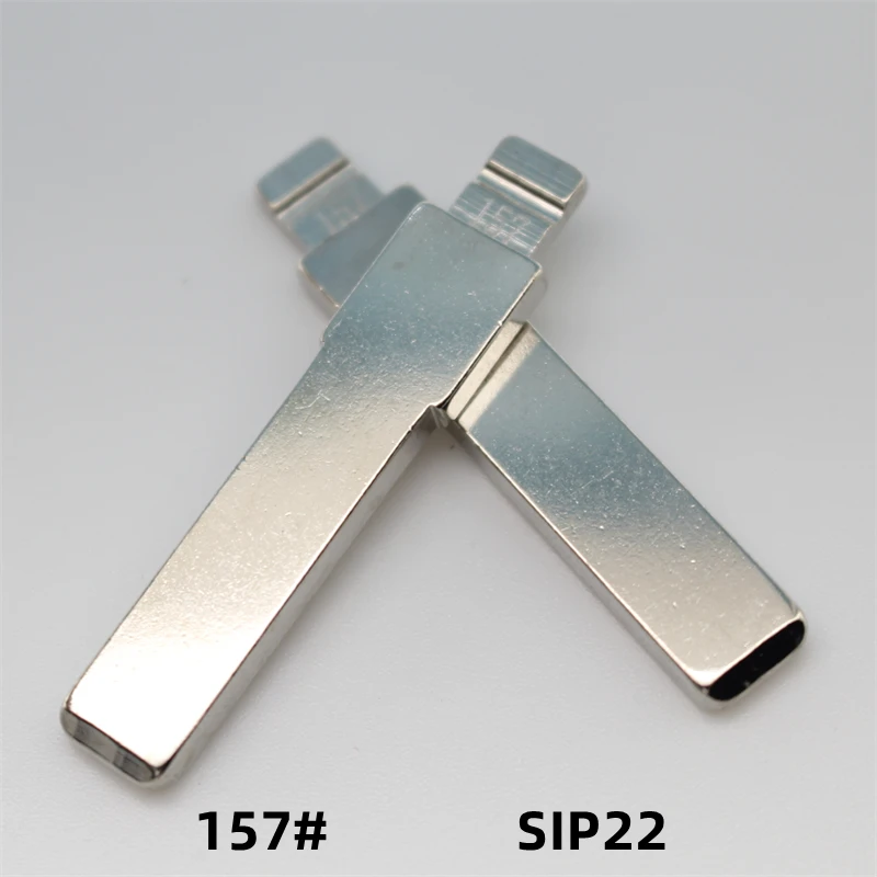 

OEM 50 шт. 157 # SIP22 металлический пустой необрезанный лезвие дистанционного ключа для Fiat для Keydiy KD Xhorse VVDI JMD