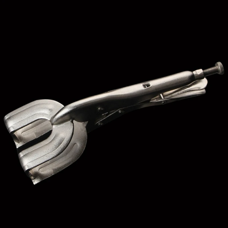 11 Inch Steel Vise Fixed Welding Plate Clamp Metal Grip Locking Pliers Easy To Use