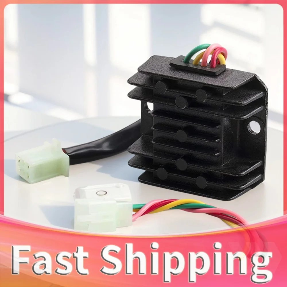 4 Wires Voltage Regulator Rectifier 4 Pins Current Rectifier Universal Voltage Regulator for ATV GY6 CG125-250CC Scooter SSR 125