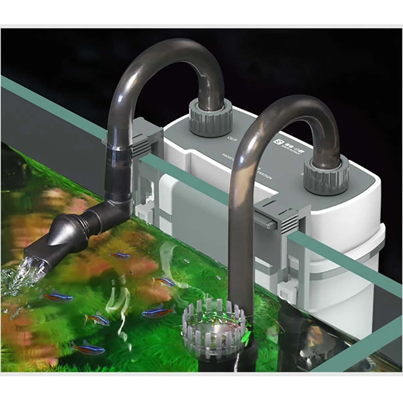 220V 7W filtr zbiornika na ryby 50HZ seria XBL akwarium naścienny filtr beczka zewnętrzny akwarium mały cichy powiesić na filtrze