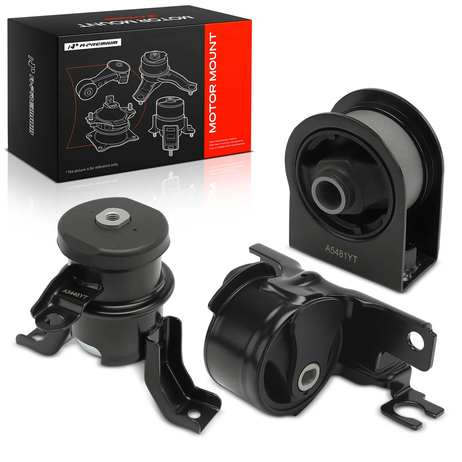 A-Premium 3pcs Motor & Transmission Mount for Ford Escape 2005-2012 Mazda Tribute 2008-2011 Mercury Mariner 2005-2011