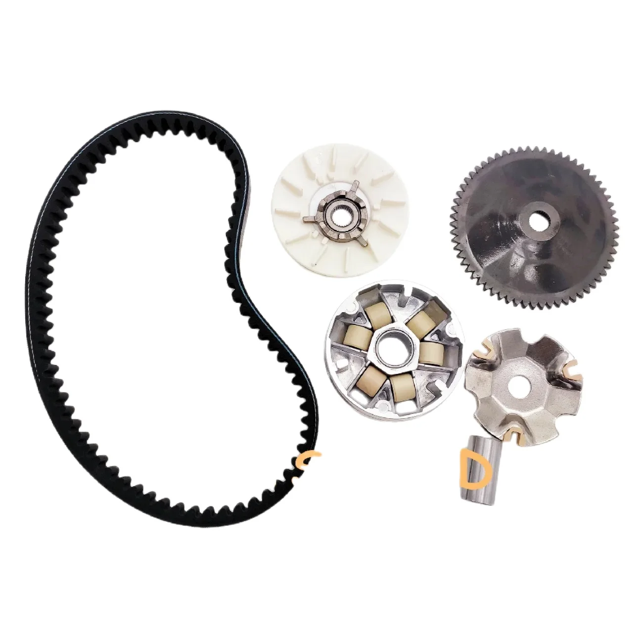 Clutch Variator For GY6 49 50cc Scooter Moped ATV Go Kart Roller Fan with Belt - view 4