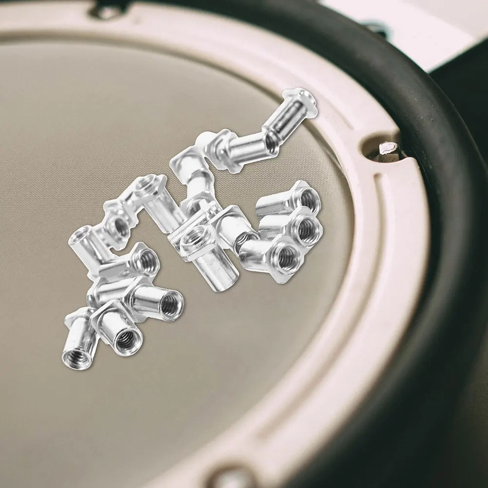 

10 Pcs Nuts and Screws Drum Swivel Floor Accessory Accessories Supply Lug Iron Part Mounting Hardware