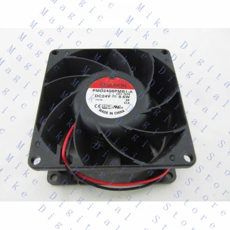 

UU for SUNON PMD2408PMB1-A DC 24V 9.6W 8038 80x80x38mm 8cm 2-wire Converter Cooling Fan