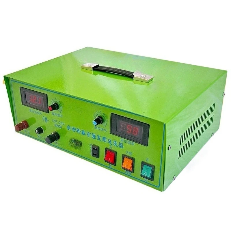 Smart High-Power Inverter 12V/24V DC-AC Converter Large Battery Boost for Solar Automotive Systems