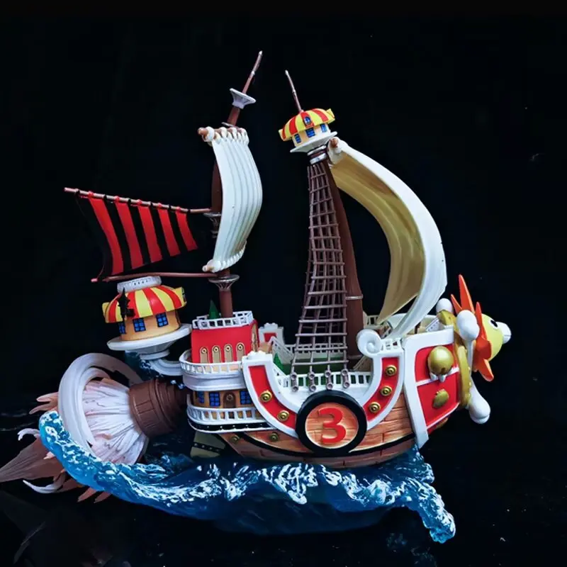 One Pieces Pirates Boat Going Merry/ Thousand Sunny Grand Pirate Ship Action Figure Cartoon Figure Collectible Model Kids Toys