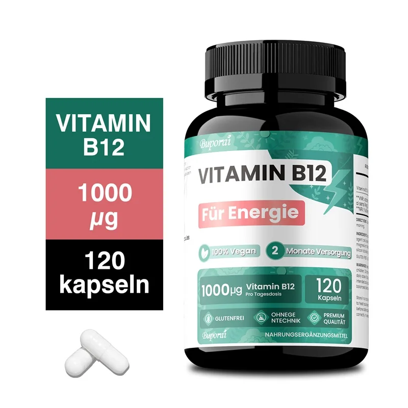 

Витамин B12 1000мкг - способствует сотовую энергию, улучшает настроение, повышает память и поддержание нервного и сердечно-сосудистого здоровья.