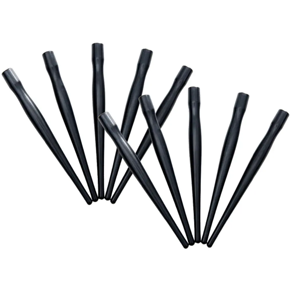 10Pcs Black Plastic Pen Holder Easy to Use Smooth Grip for Thin Lines Uniform Drawing Comic Nib Holders Art Supply Tool