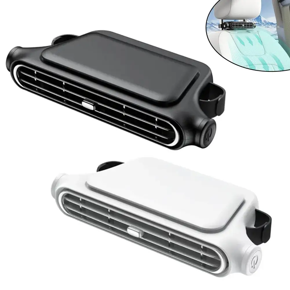 

Car Headrest Cooling Fan 3000mAh Small Air Conditioner 3 Speeds Adjustable Electric Air Fan Protable Summer Car Accessories
