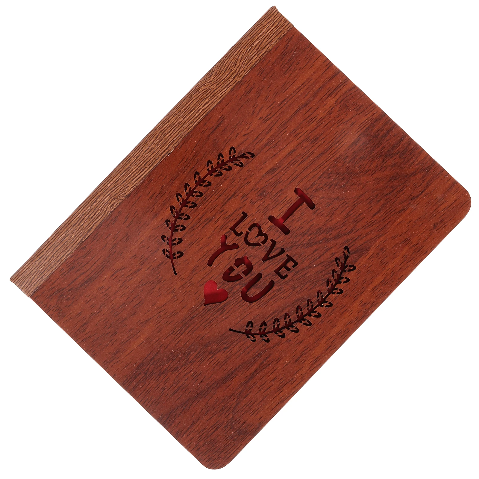 

DIY Photo Album 6 Inch Wooden Material Wedding Commemoration Family Albums Scrapbook Photo Pages Lovers Decorative Holder