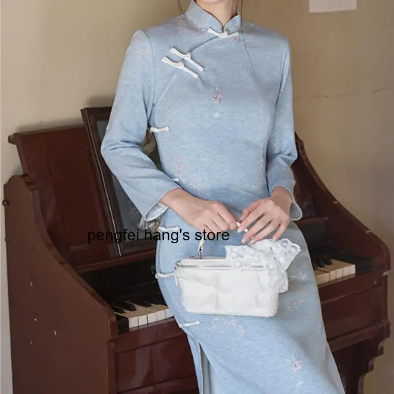 robe-de-soiree-elegante-pour-femme-style-qipao-effet-cachemire-broderie-vintage-boutons-grande-taille-3xl