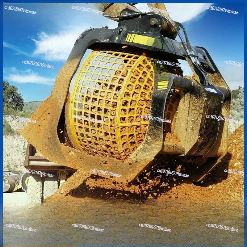 Bucket Excavator Drum Type Screening