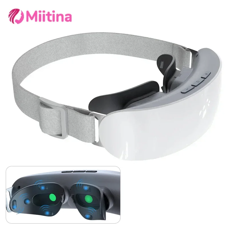 

Intelligent Green Light Eye Massager Ems Acupressure Vision Recovery Training Instrument Protection Child Restore Myopia care