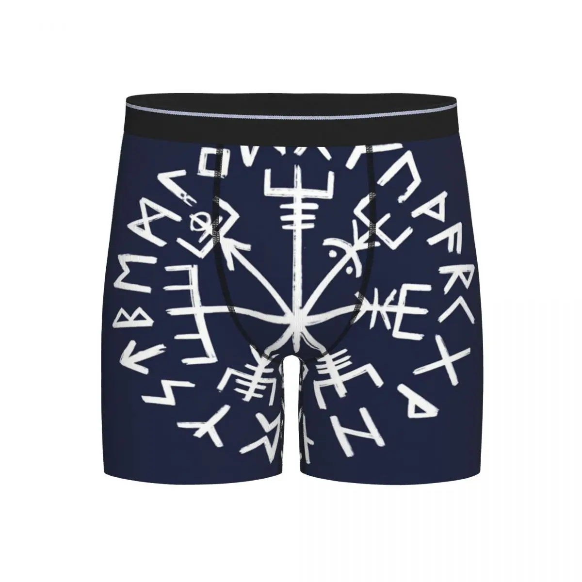 

Long Boxer Underpants Shorts Vegvisir Viking Compass Panties Male Ventilate Underwear for Homme Man Boyfriend Gift