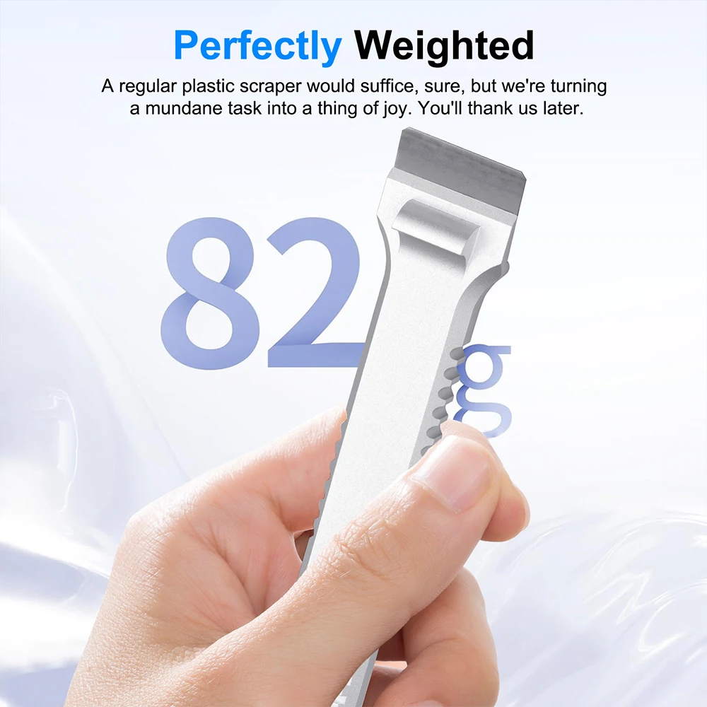 Grattoir pour laboratoire Bambu Creality, tout en métal usiné CNC, lame en acier SK5, outil de nettoyage, pelle grattoirs, pointe de couteau, pièces d'imprimante 3D