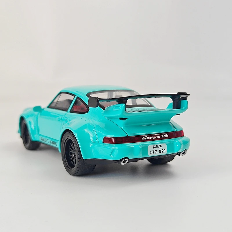 1:32 Simulated Porsche 964 alloy car model, doors and engine hood, trunk can be opened has  sound and lighting functions