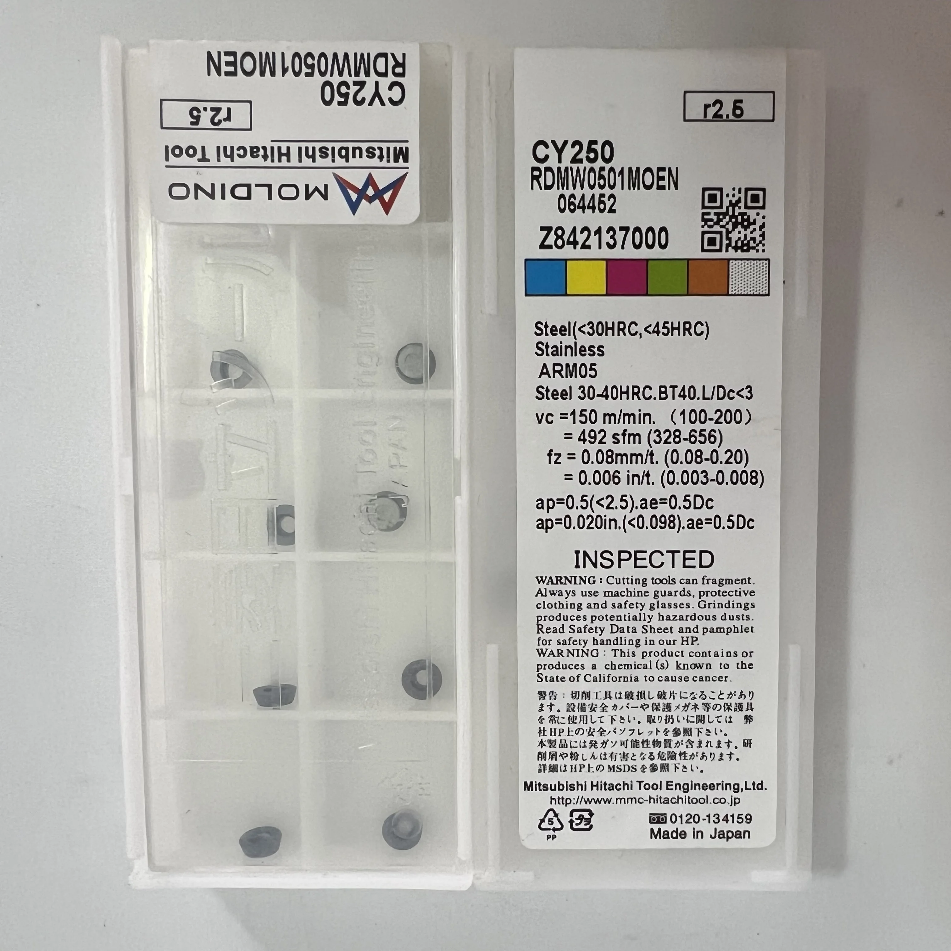 Originele Rdmw0501moen Cy250 Cnc Blade Rdmw0702moen Cy250