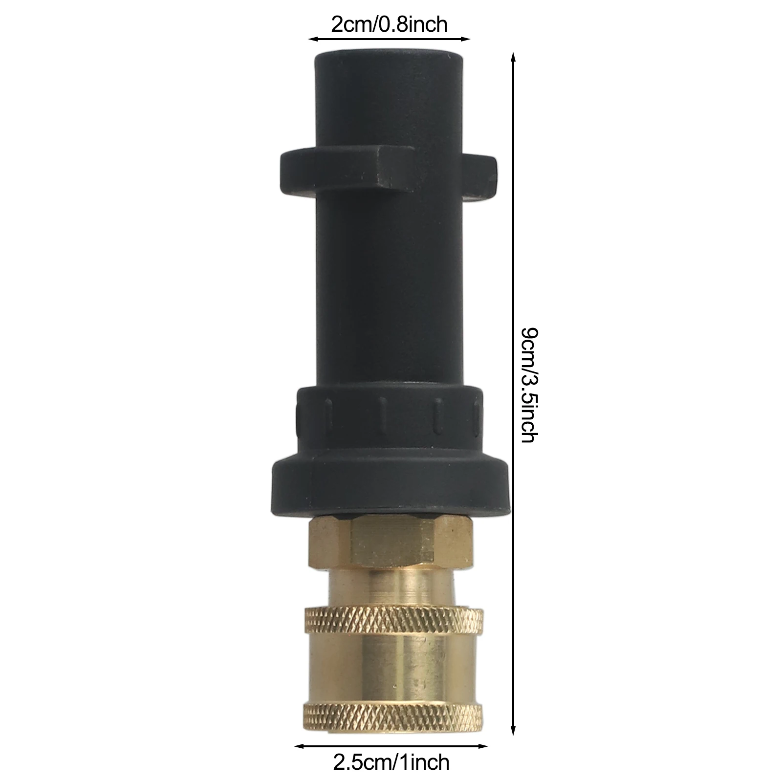 

5 in 1 Pressure Washer Accessories with 1/4in Quick Connect for Karcher K2 K3 K4 K5 K6 Models Multi Angle Spray Nozzle Tips