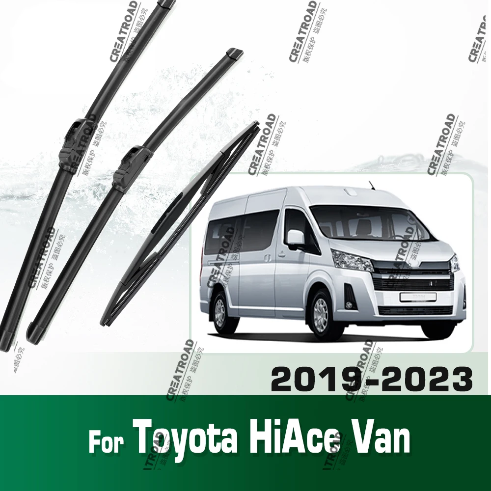 For Toyota HiAce Van H300 2019-2023 2020 Wiper Front & Rear Wiper Blades Windshield Windscreen Window Brushes 24