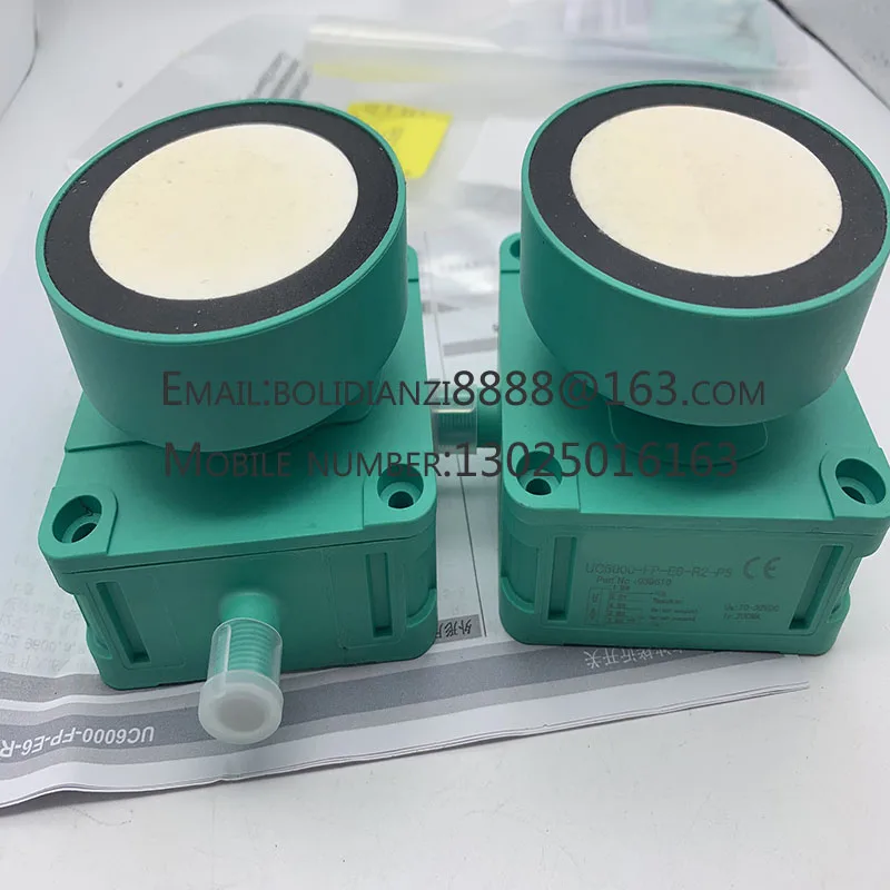 UC6000-FP-E6-R2-P5 Sensor ultrasónico cuadrado Disparo real