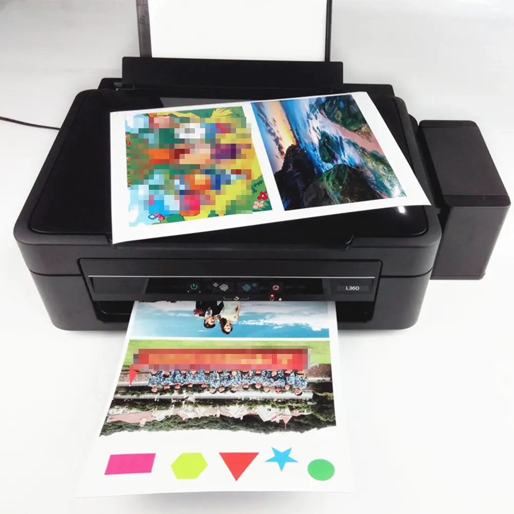 3Pcs A4 Magnetic Photo Paper Glossy Inkjet Compatible Printing Sheets Fridge Iron Door Blackboard School Office Creative Decor