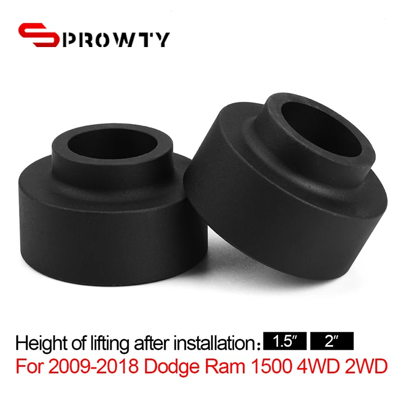 

SPROWTY 2 Pcs Spacers 1.5/2" Rear Leveling Lift Kit for Dodge Ram 1500 2WD 4WD 2009-2018