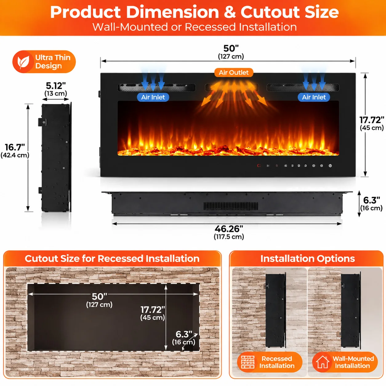 Thumbnail 3 - #15 Best Electric Fireplace Heaters to Buy In 2026