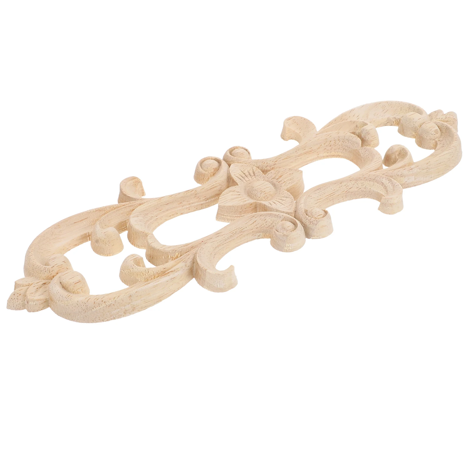 

1pc Wood Carving Wardrobe Edges Wood Applique Home DIY Carved Decor Wooden Pattern Wooden Applique Elegant Classic