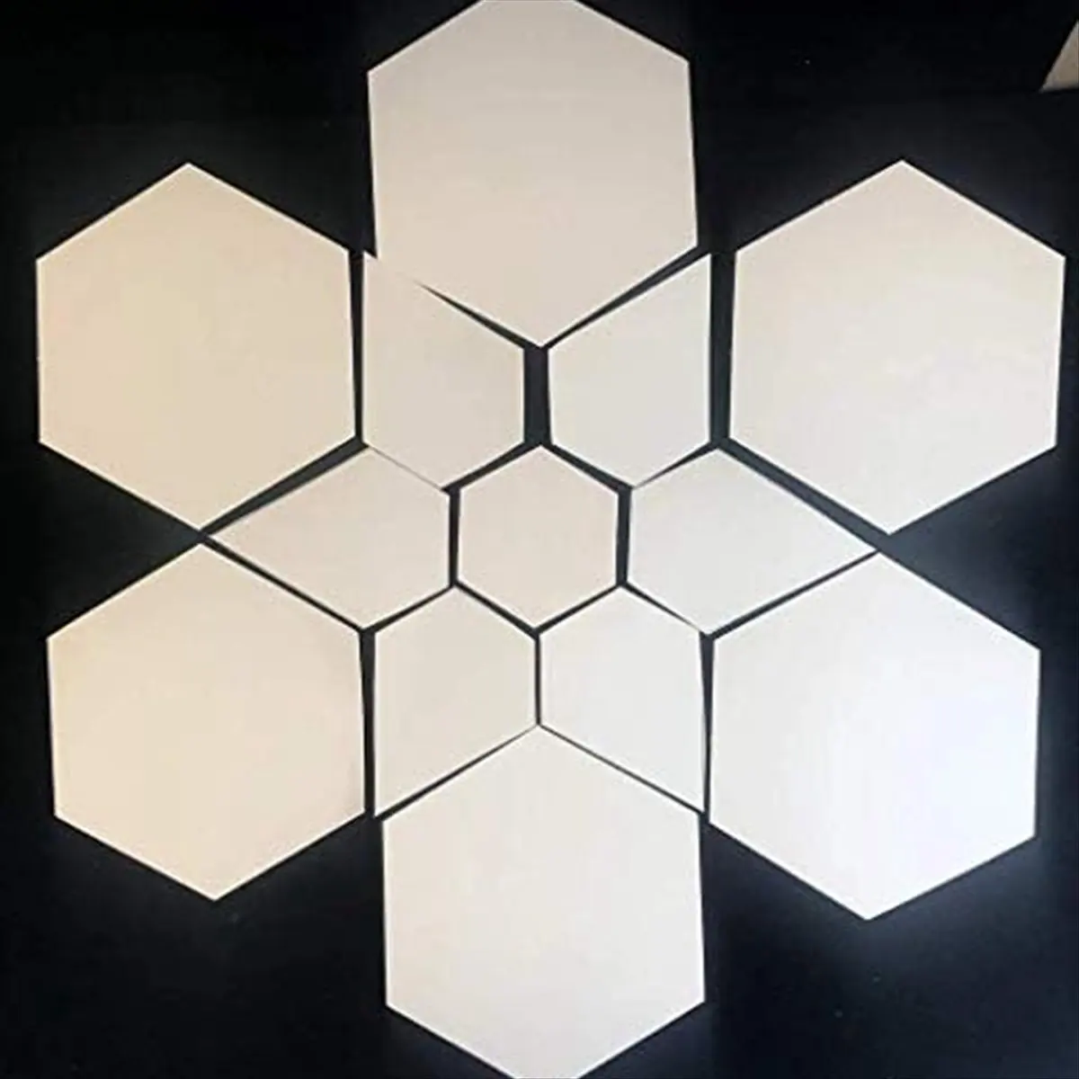 مجموعة من 12 قطعة من قوالب لحاف الورق الإنجليزي المرقعة/الإنجليزية، قالب الخياطة اليدوية أداة خليط مثلثة ماسية-A73M