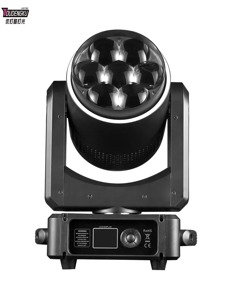 

4 pieces Mini movinghead zoom 7x60w 4in1 rgbw moving head beam led light