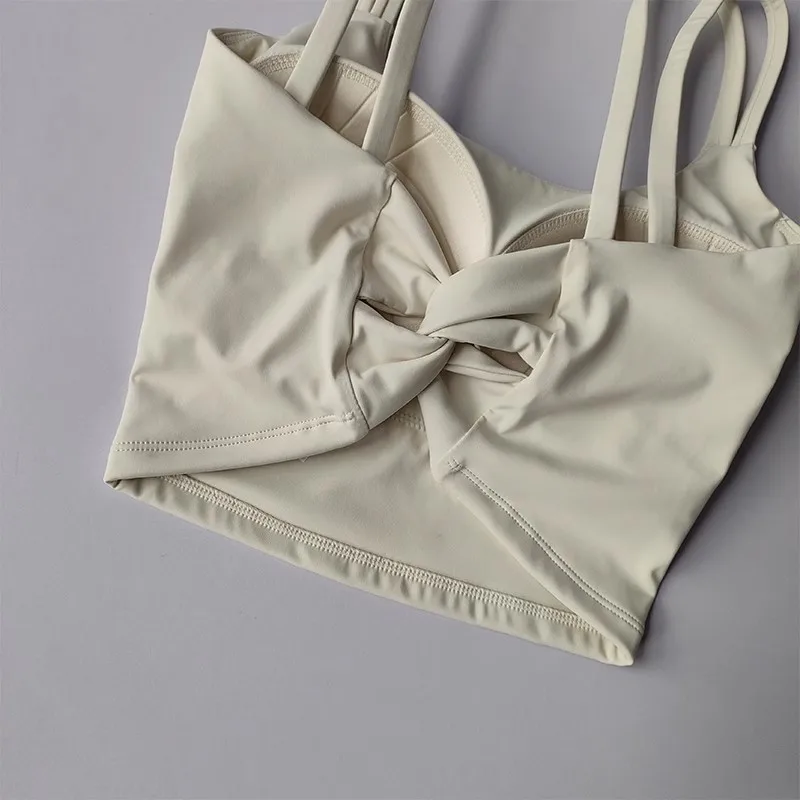 Sport-BHs für Damen, Fitness-Oberteile, verführerische Unterwäsche, Push-up-BH mit festen Polstern, Yoga-BH, Unterwäsche mit Rückenbindung, Laufweste, Sportoberteile für das Fitnessstudio. – Detail 26
