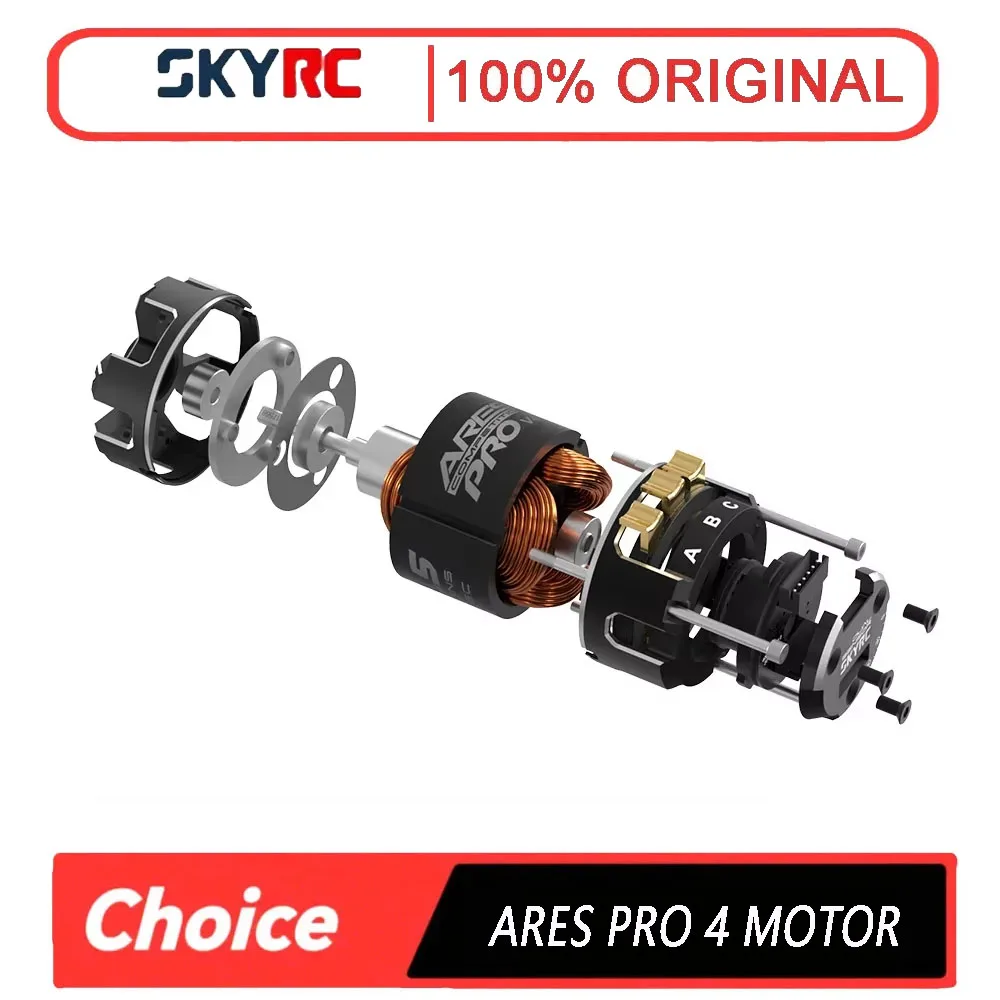 

SkyRC ARES PRO 4 сенсорных бесщеточных вкладыша припоя с низким сопротивлением, сопротивление менее 0,1 мОм, пиковая тока 80 А на вкладку для радиоуправляемых автомобилей