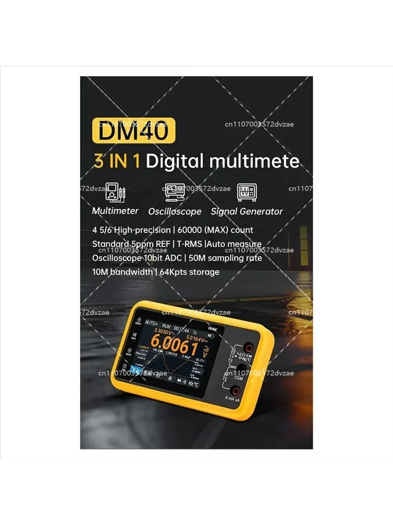 WCS-DM40 Portable Digital Multimeter Signal Generator 10Hz-40Mhz Handheld Automotive Tools DM40C-A for Diagnostic Testing