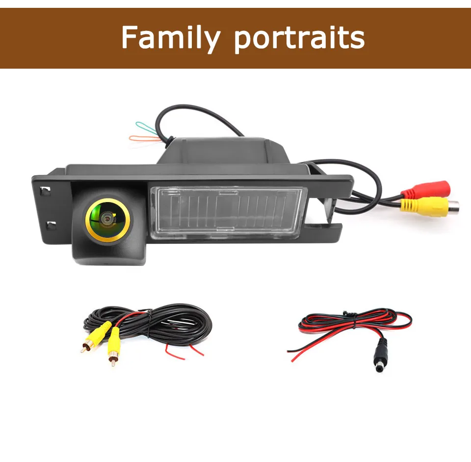 AHD 1080P Auto Rückansicht Kamera für Opel Astra H J Corsa Meriva Zafira Insignia FIAT Grande CCD Reverse dynamische Flugbahn Kamera – Detail 9