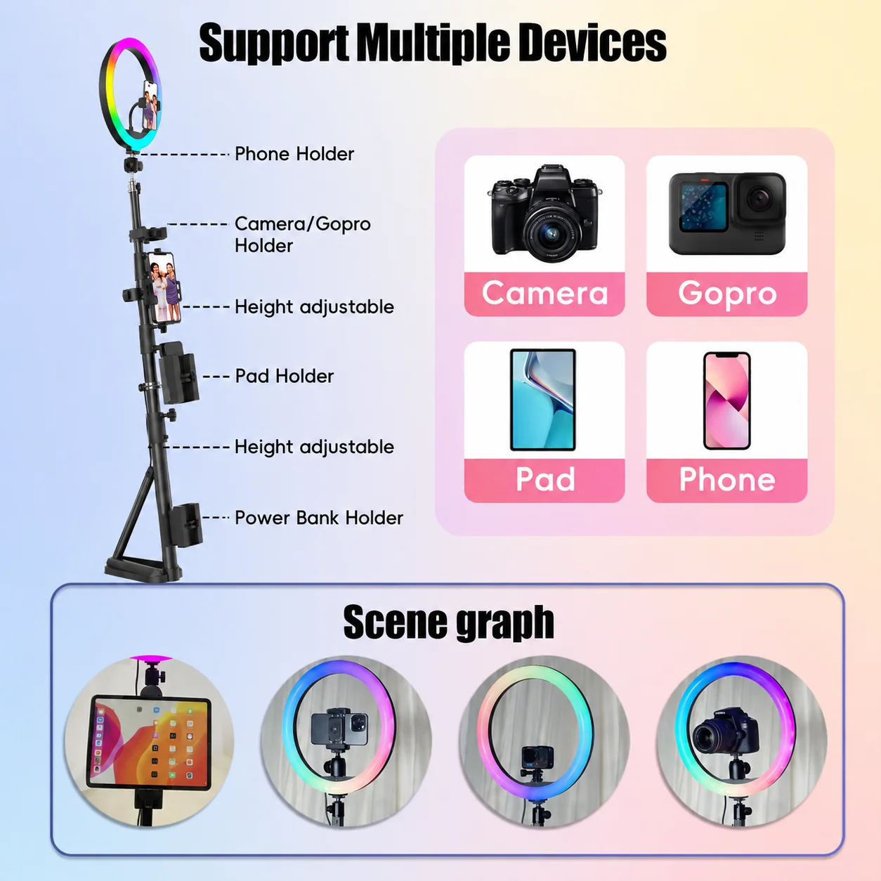 US Stock Rotating 360 Photo B - огляд і ціна Photography Lighting Kit Rental
